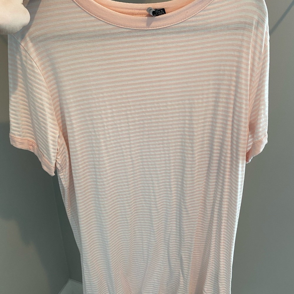 Pretty little thing striped T-shirt dress
